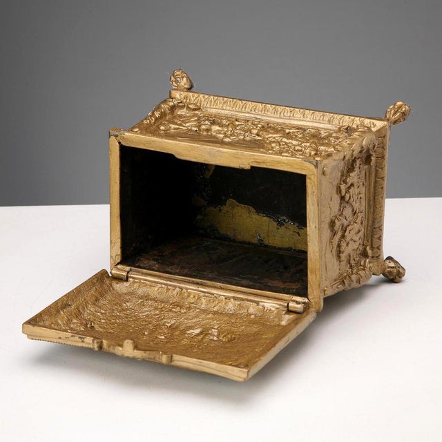 Gilded Bronze Casket Box For Sale - Image 6 of 10