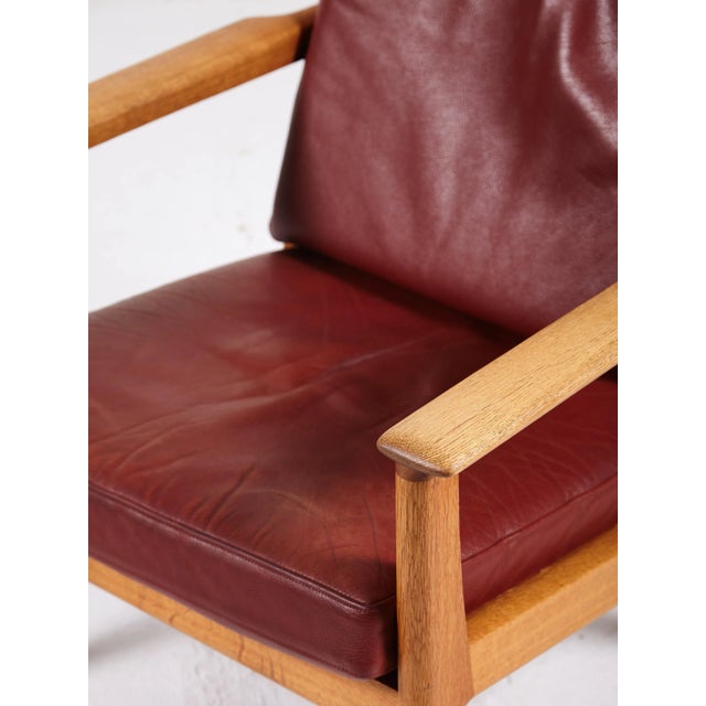 GE 265A High-Back Armchair by Hans J. Wegner for Getama, 1970s For Sale - Image 3 of 10