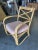 Yellow Rattan 2-Strand X-Back Lounge Chair With Streamline Speed Arms For Sale - Image 8 of 13