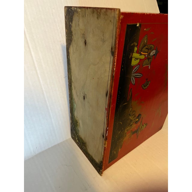 Wood Chinoiserie Letter Holder Desk Accessory For Sale - Image 7 of 7