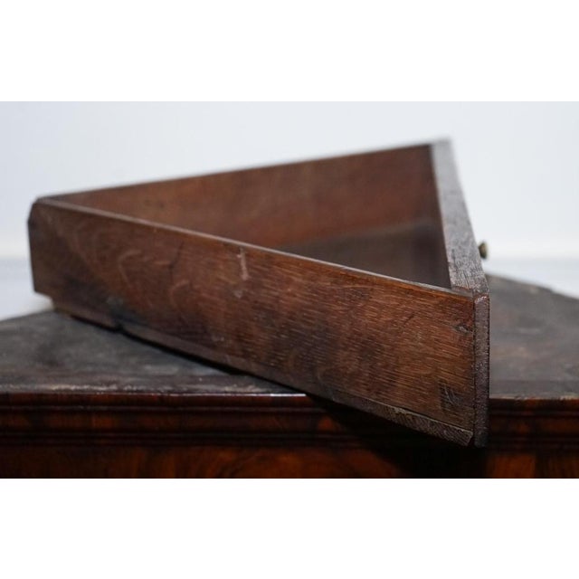 Georgian Corner Hanging Display Cabinet For Sale - Image 11 of 18