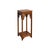 Chinese Light Brown Stain Square Ru Yi Plant Stand Pedestal Table For Sale - Image 4 of 9