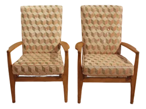 Mid-20th Century Pair of Parker-Knoll Arm Chairs