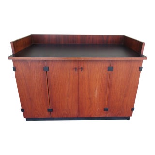 Milo Baughman for Directional Bar Cart on Casters For Sale
