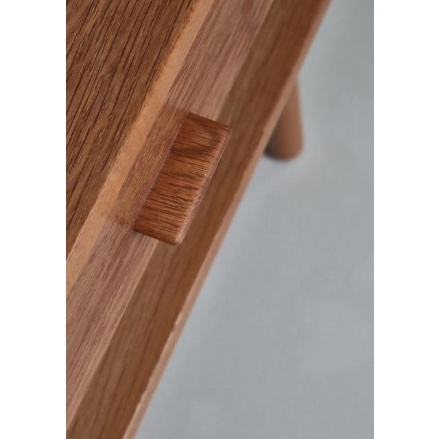 Brown Oak Bedside Tables by Hans J. Wegner for Ry Møbelfabrik, Denmark, 1960s, Set of 2 For Sale - Image 8 of 18