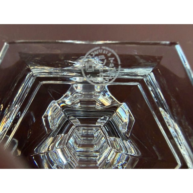 Baccarat Harcourt / Versailles 7” High Candle Sticks (Pair). For Sale In Chicago - Image 6 of 6