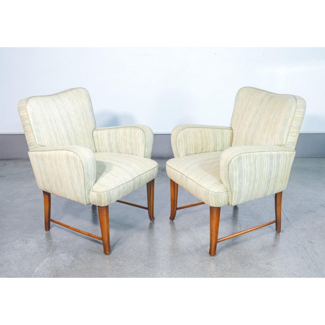 Pair of armchairs with armrests, designed by pier luigi colli. Italy, 1950s origin italy period 1950s designer pier luigi...