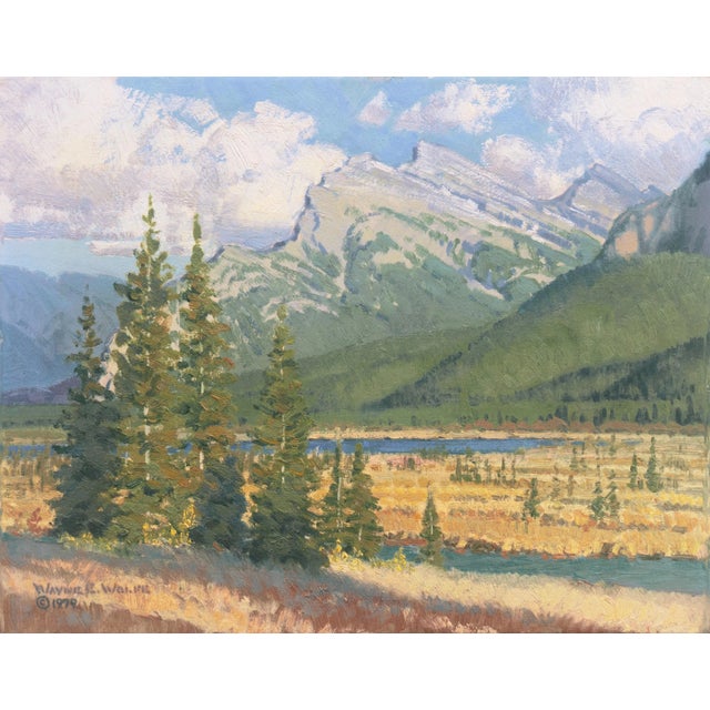 'Mt. Rundle, Canada' by Wayne Wolfe, 1979, Alberta, Prix De West, National Academy of Western Art For Sale