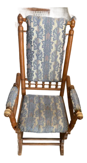 Antique Victorian Eastlake Platform Rocker - Model No. 60