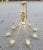Hollywood Regency Hollywood Regency Van Teal Lucite and Gilt Chandelier For Sale - Image 3 of 6