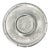 1950s Vintage Boho Chic Arts & Crafts Hand Wrought Etched Aluminum Round Serving Tray. For Sale
