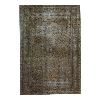 Vintage Hand-Knotted Middle Eastern Rug For Sale