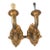 Vintage Italian Renaissance Style,carved , Painted ,Gilded Sconces - Pair For Sale