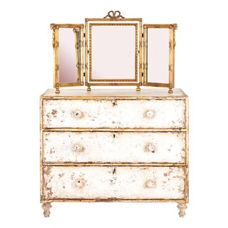 Georgian Triptych Gilt Mirror For Sale