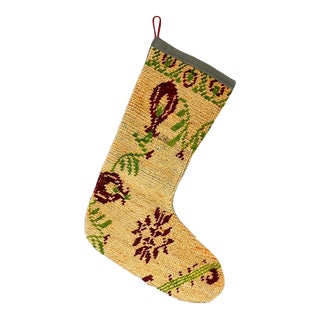 Turkish Kilim Rug Christmas Stocking For Sale