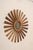 Wood Contemporary Decorative Sunburst Mirror For Sale - Image 7 of 9