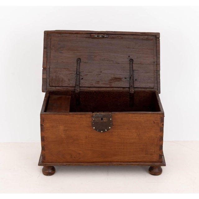 18th Century Dutch East Indies Hardwood Chest, 18th Century For Sale - Image 5 of 10