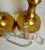 Pair of Contemporary Chinoiserie Faux Bamboo Brushed Gold Table Lamps For Sale In Los Angeles - Image 6 of 7