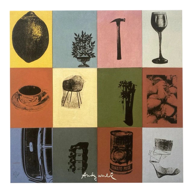 Andy Warhol Vintage 1986 Limited Edition Large Fine Art Lithograph Print " Corporate Trade Ad : Container Corporation of America " 1963 For Sale