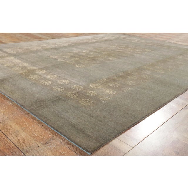 Textile Vintage Earth-Tone Transitional Rug - 07'06 X 10'00 For Sale - Image 7 of 10