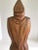 1960s Carved Wood Monk or Friar Wearing Robe Smooth Wood Robe's Mantel/Hood covers head
