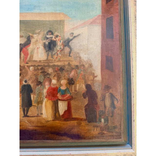 Late 19th Century The Actors, Oil Painting on Canvas, 19th Century, France For Sale - Image 5 of 12