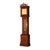 Arts & Crafts Antique Ithaca Clock Co. Tall Case Walnut Grandfather Clock C1920 For Sale - Image 3 of 15