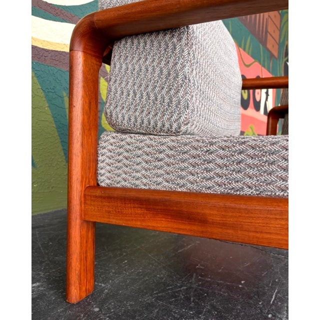 Danish Teak Club Chair Pair For Sale - Image 10 of 11