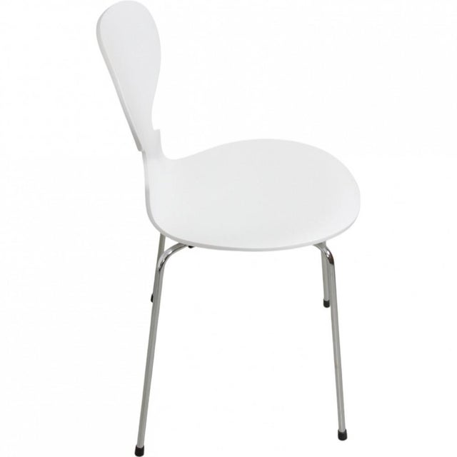 White Ant Chairs by Arne Jacobsen, Set of 6 For Sale - Image 18 of 18