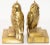 Vintage Cast Brass Owl Figurine Sculpture Bookends Mid-Century Modern 1950's For Sale In Palm Springs - Image 6 of 13