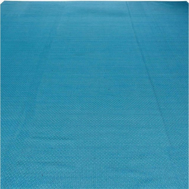 Modern High-Quality Contemporary Blue Flat-Weave Rug by Doris Leslie Blau For Sale - Image 3 of 7