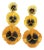 PENSÉE, Maxi dangling earrings, Yellow, Stud For Sale