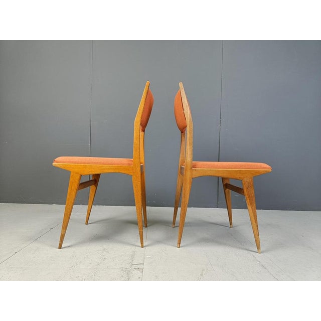 Mid-Century Italian Dining Chairs, 1950s, Set of 6 For Sale - Image 10 of 11