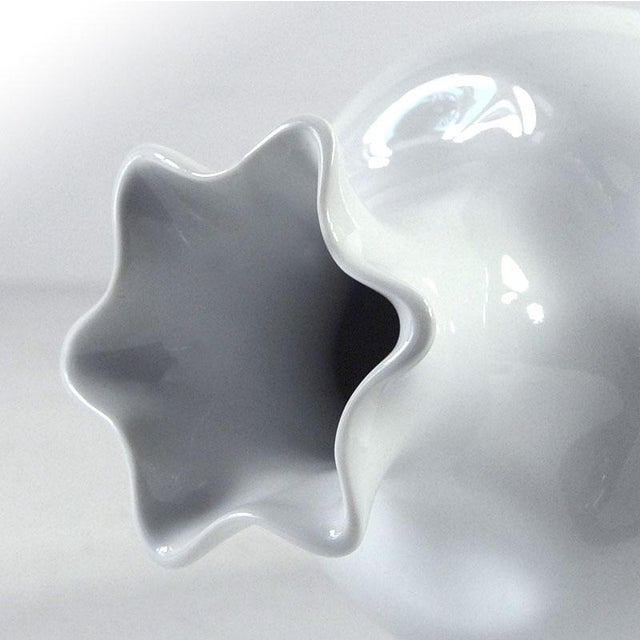 French Porcelain Vase from Limoges, 1980s For Sale - Image 4 of 10