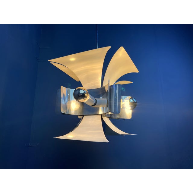 Space Age Italian Chandelier, 1960s For Sale - Image 11 of 11