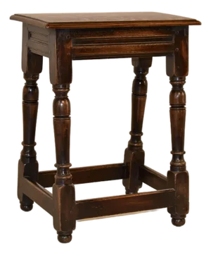 19th Century English Oak Joint Stool
