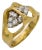 Vintage Diamond 14k Yellow Gold Ring, Size 11.5 For Sale