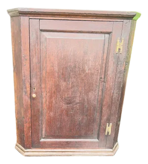 18th Century Oak Corner Cupboard