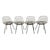 Set of Four Mid Century Modern Eames DKX Black Powder-Coated Wire Chairs, 1954 For Sale - Image 11 of 18