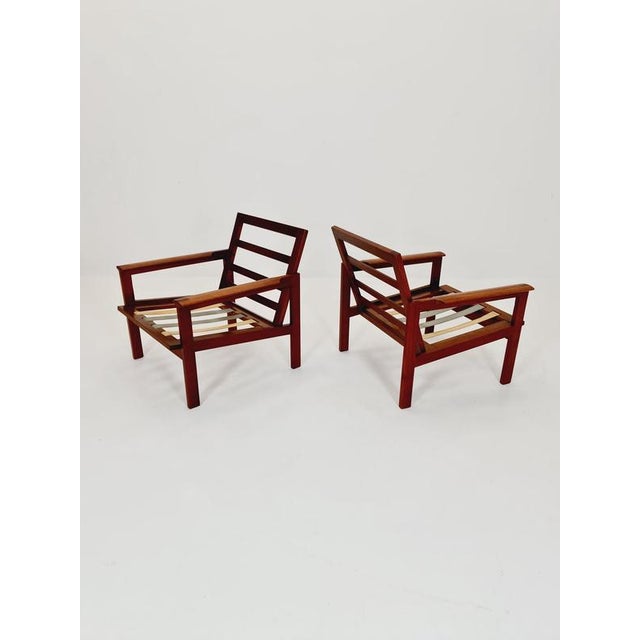 Mid-Century Modern Easy Lounge Chair by Illum Wikkelso for Niels Eilersen, 1960s For Sale - Image 9 of 11