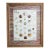 Fascinating Collection of Framed Mother of Pearl Antique Buttons Clothing Fashion For Sale
