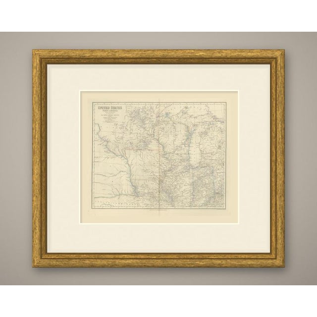 This is an original antique engraved map, colored by hand, from fullarton's companion atlas to the gazetteer of the world....