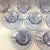 Lafayette Wisteria Glass Cups and Saucers by Fostoria - Set of 9 For Sale - Image 9 of 11