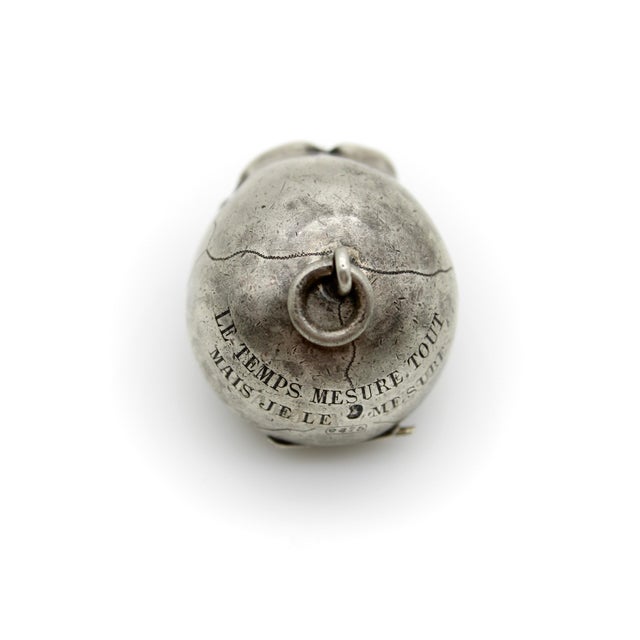 Silver Paul Ditisheim Silver Hamlet Skull Pocket Watch Circa 1915 For Sale - Image 8 of 13