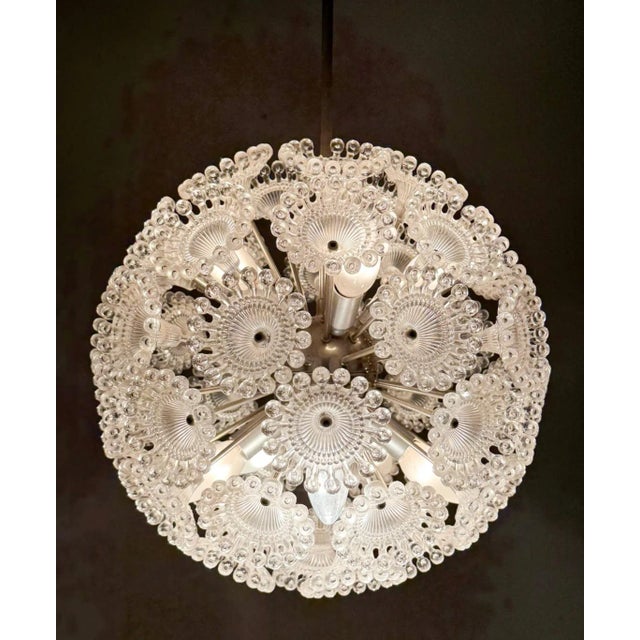 Mid-Century Modern Space Age Sputnik Ceiling Light by Sölken Leuchten, 1970s For Sale - Image 3 of 18