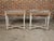 Wood Pair of French Louis XVI 18th Century Painted Console Tables with Marble Tops For Sale - Image 7 of 12