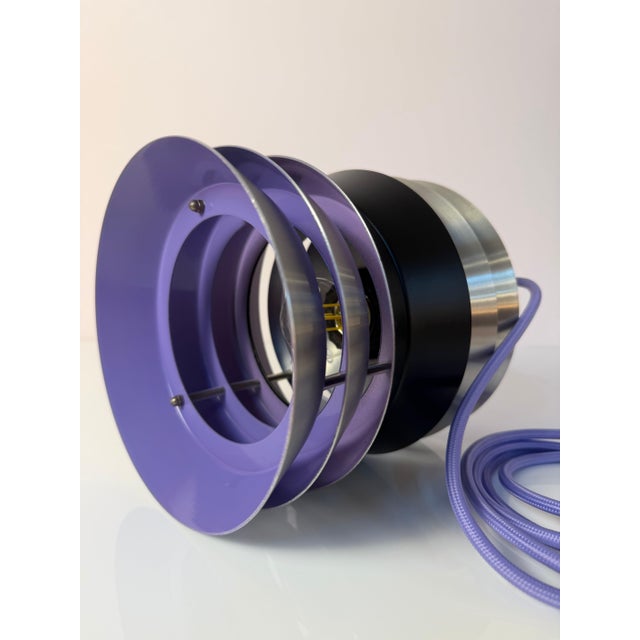 Metal Trava Louvered Lamp by Carl Thore for Granhaga For Sale - Image 7 of 11