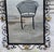Metal Vintage 1930s American Handmade Wrought Iron Wall Mirror Hand Painted Floral Dec For Sale - Image 7 of 18