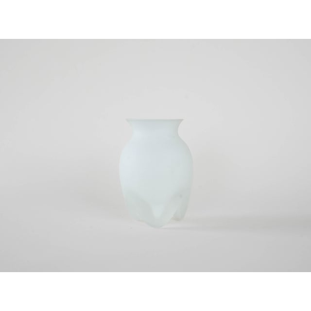 Vintage Danish Glass Vase by Lin Utzon for Rosendahl, 2000s For Sale - Image 4 of 8