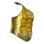 Mid 20th Century Roman Style Life-Size Brass Cuirass Wall Sculpture With Medusa Relief For Sale